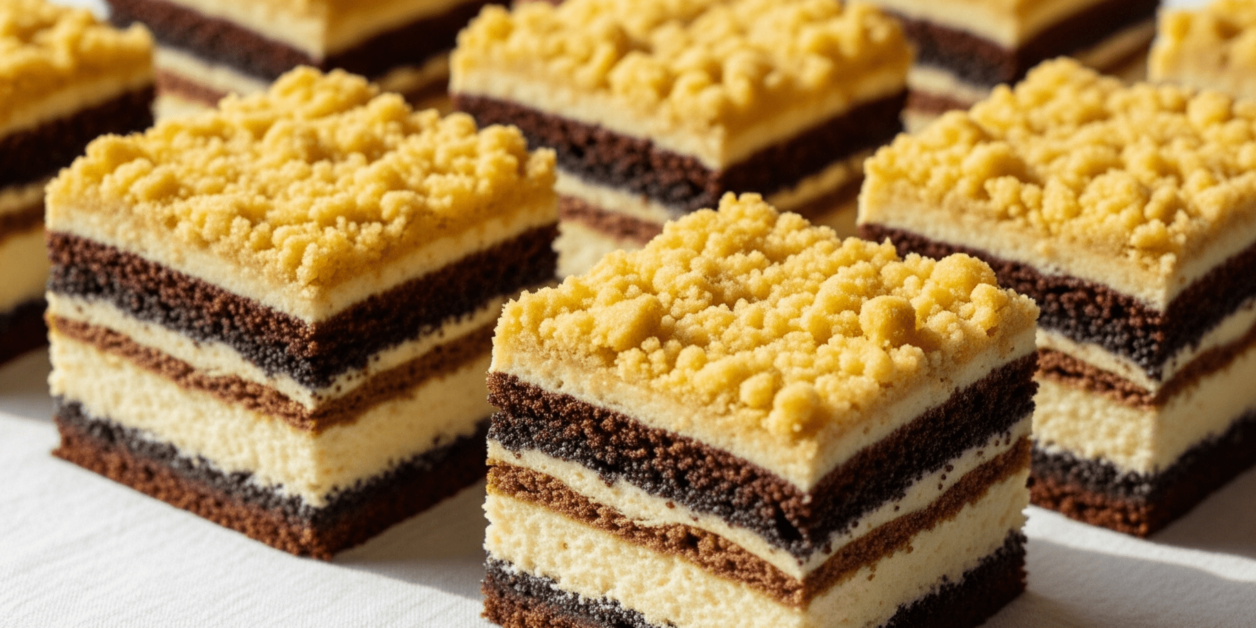 Сирник із маком на шоколадному тісті