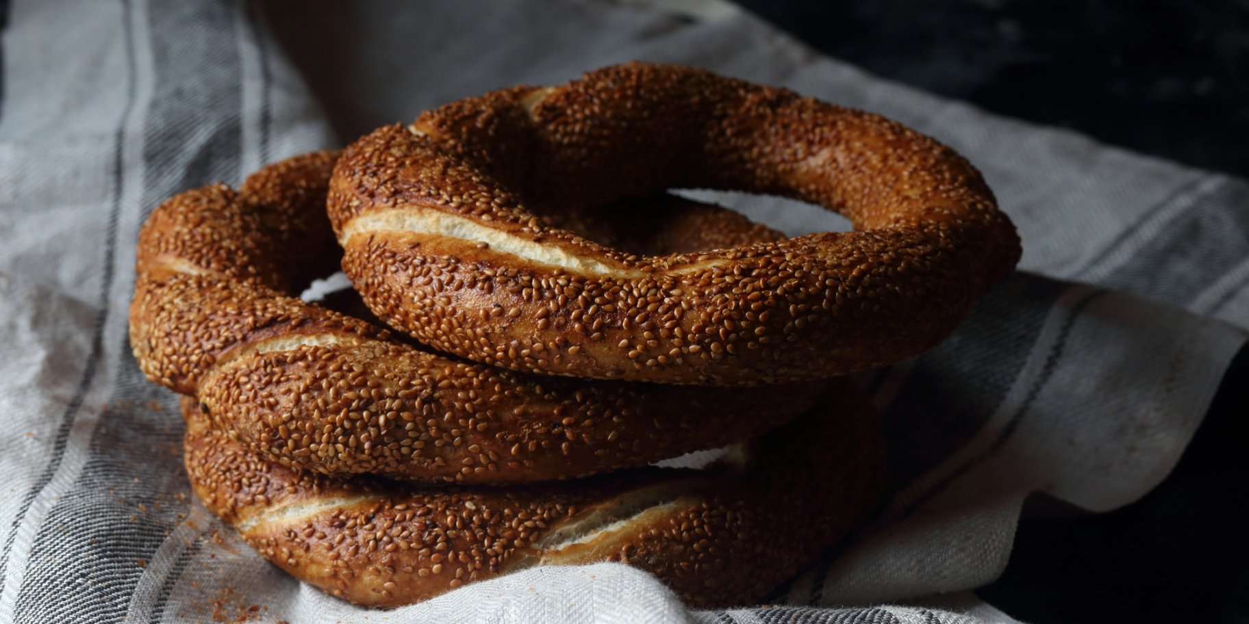 Домашні бублики з кунжутом