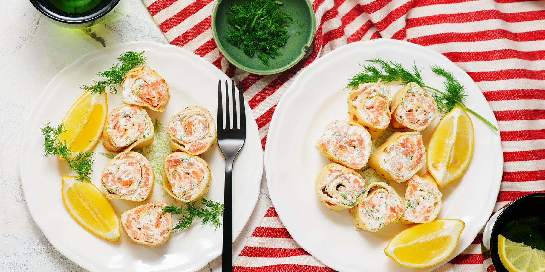 Млинці із сьомгою