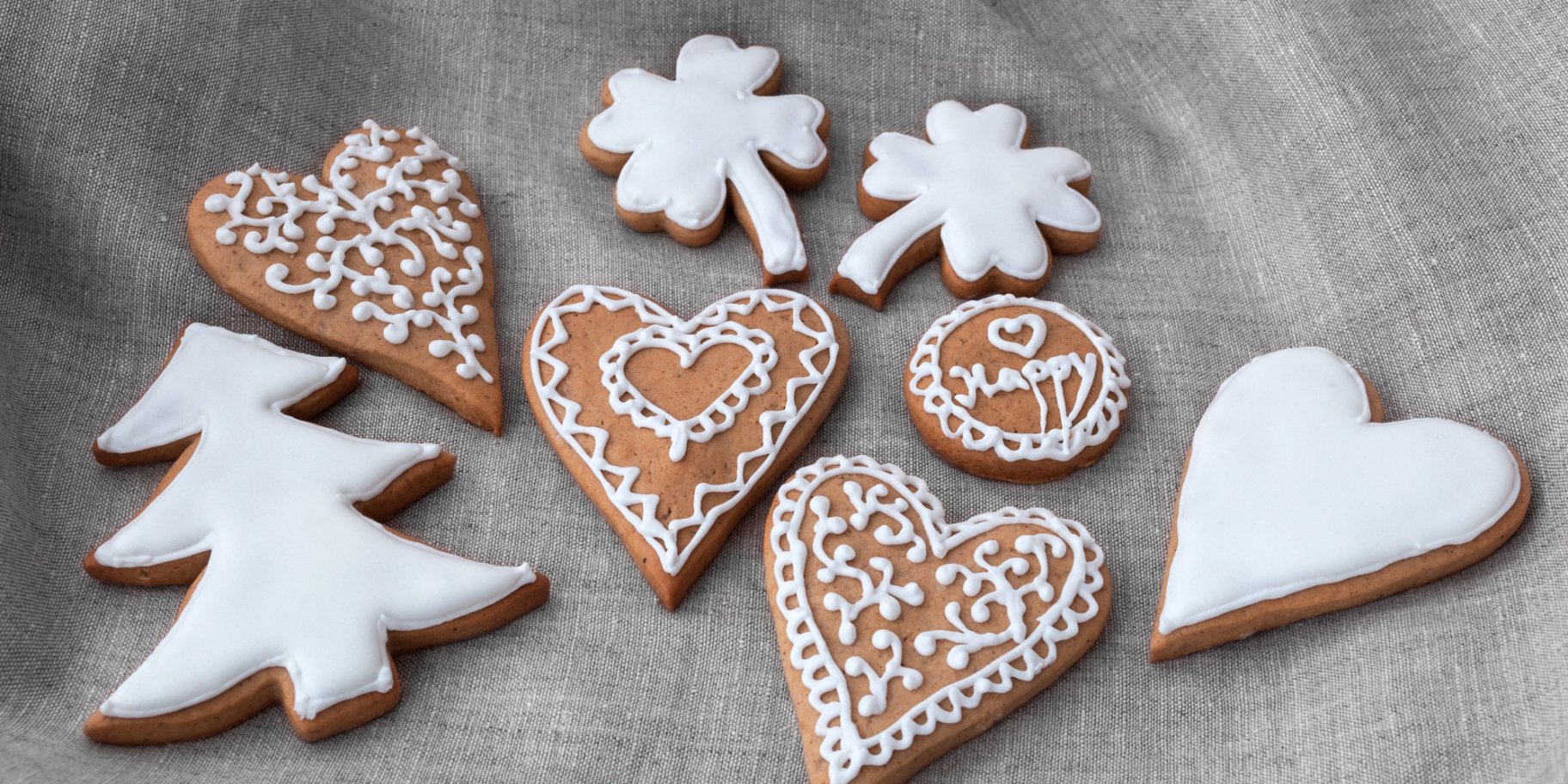 Пряники з білквою глазур'ю