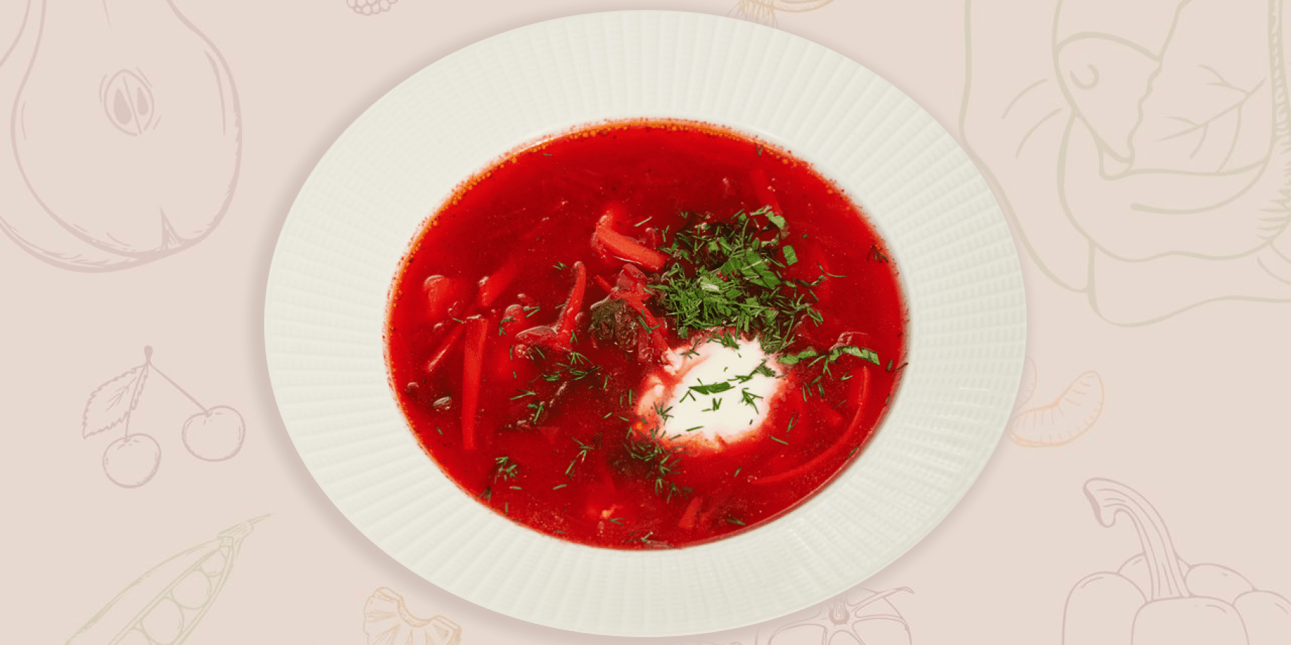 Борщ з картоплею