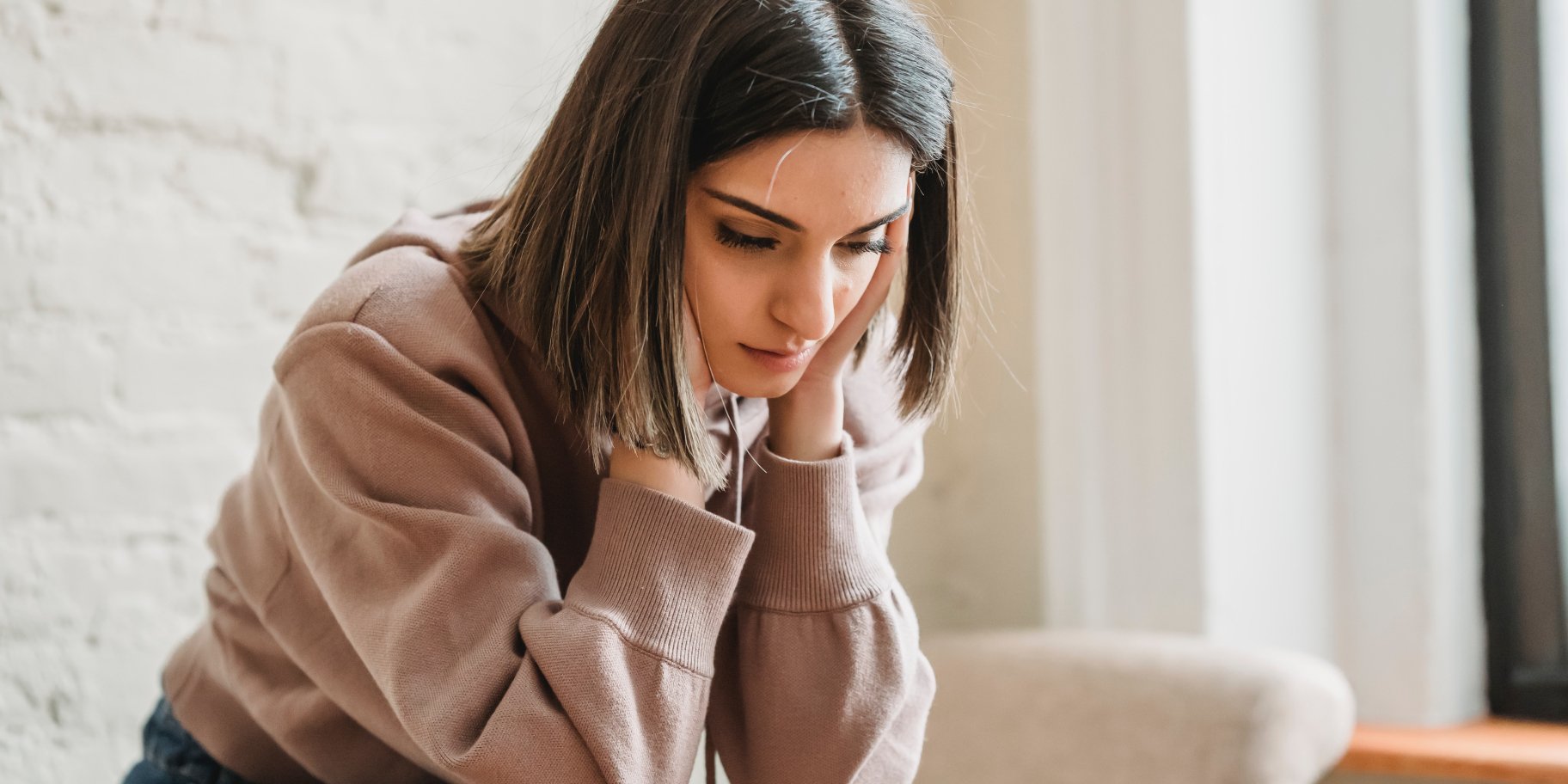 Дівчина в стресі