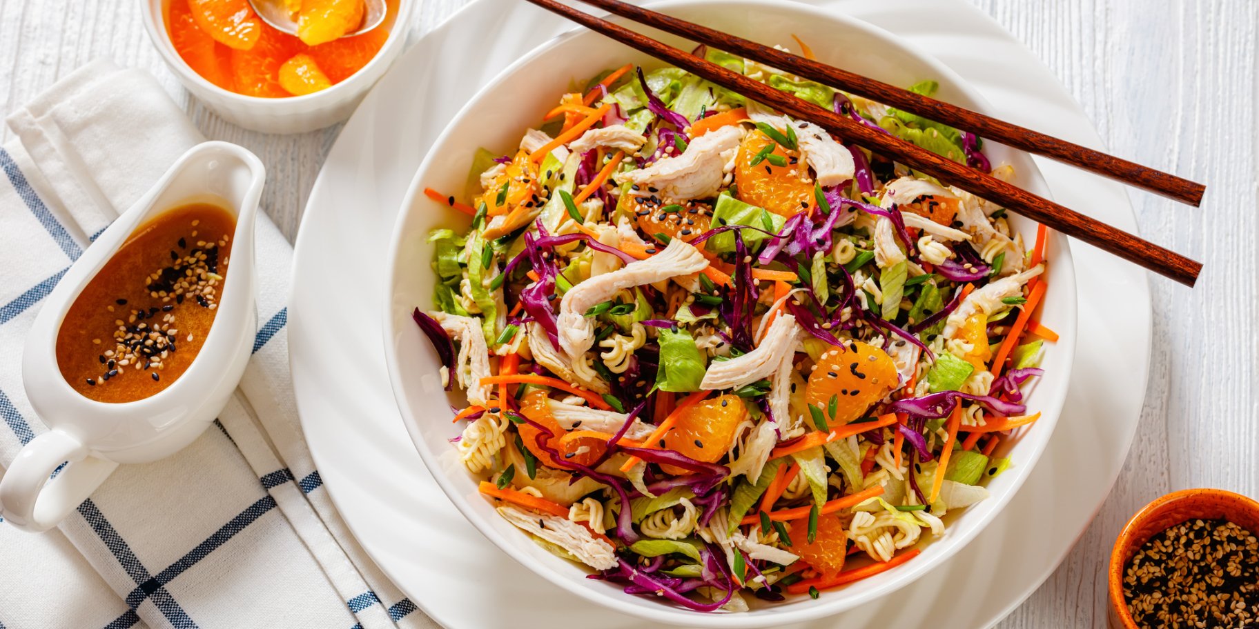 Салат с индейкой и мандаринами рецепт