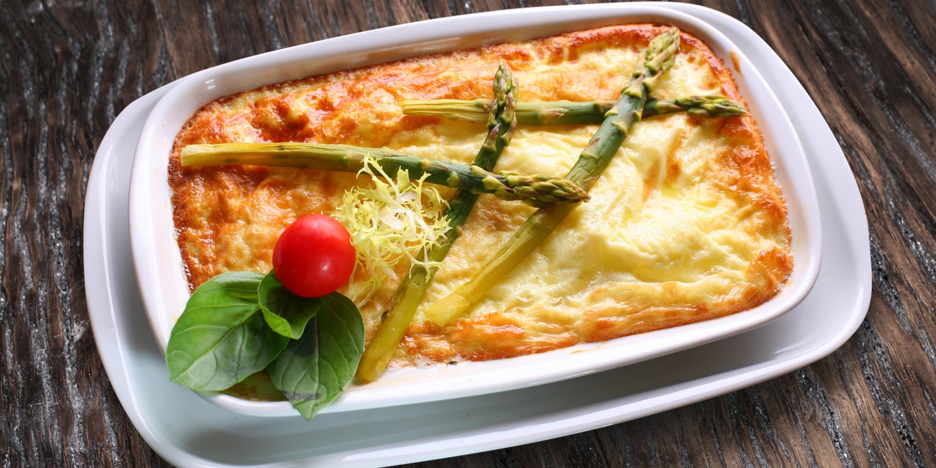 Омлет зі спаржею