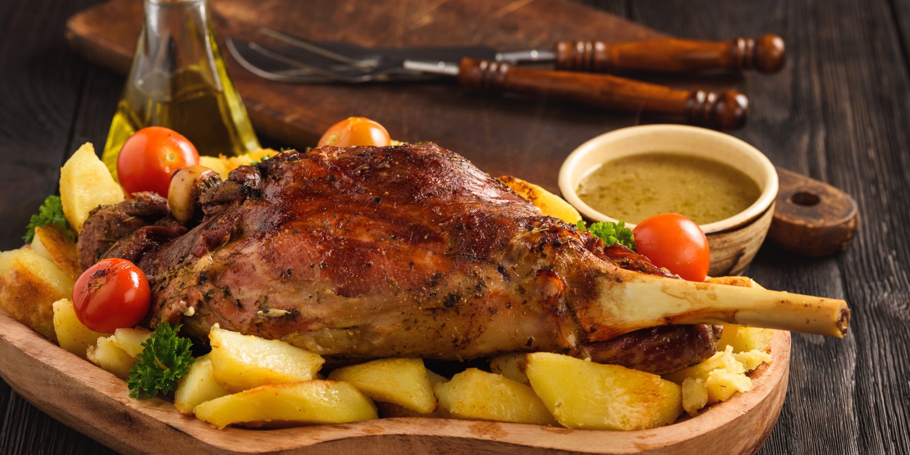 Жареная ягненка