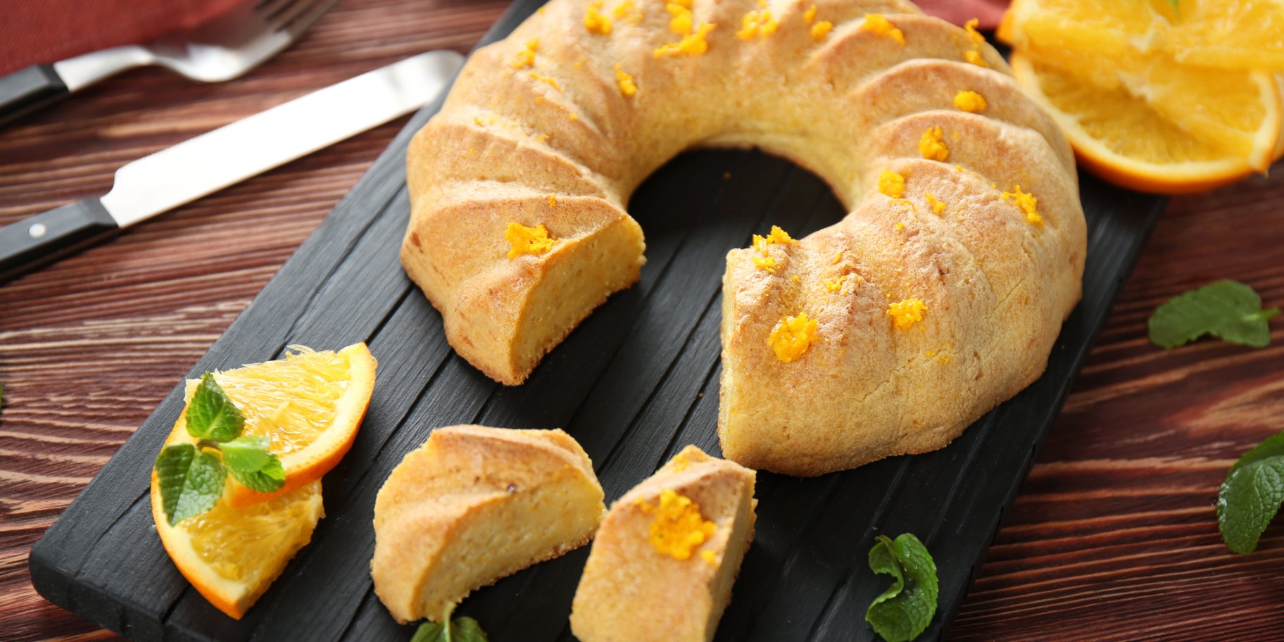 Кекс з апельсином