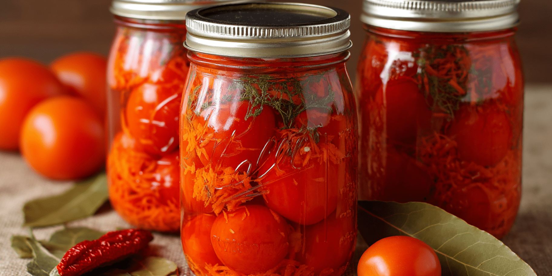 Консервований салат з помідорів і моркви