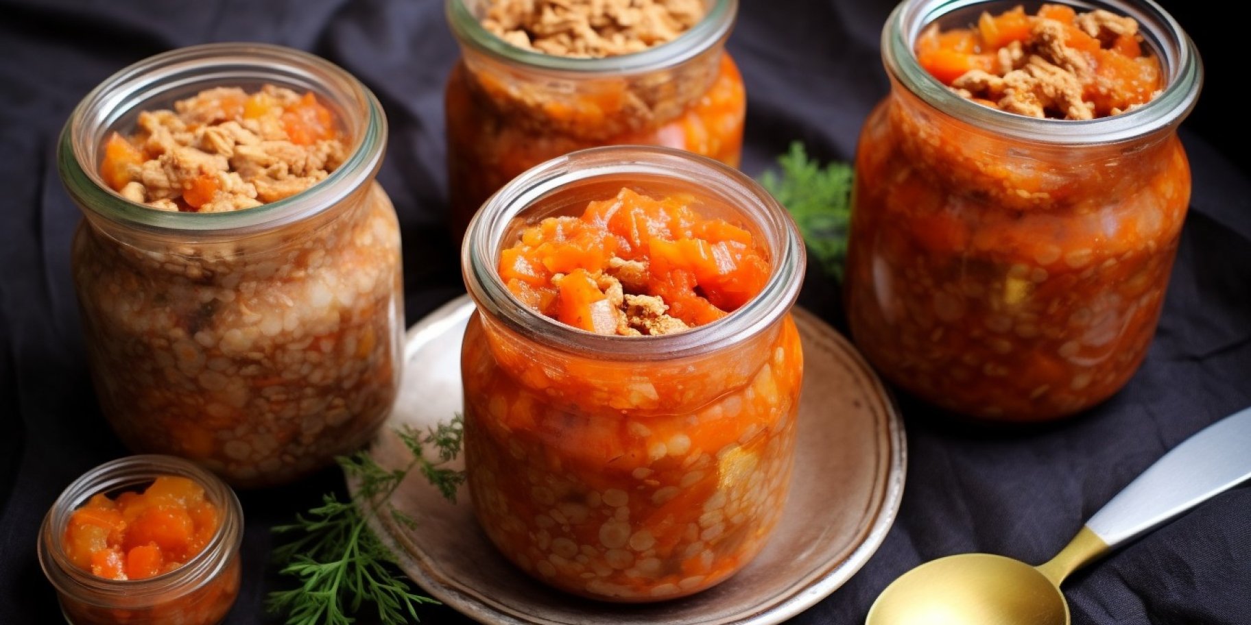 Каша з м'ясом на зиму