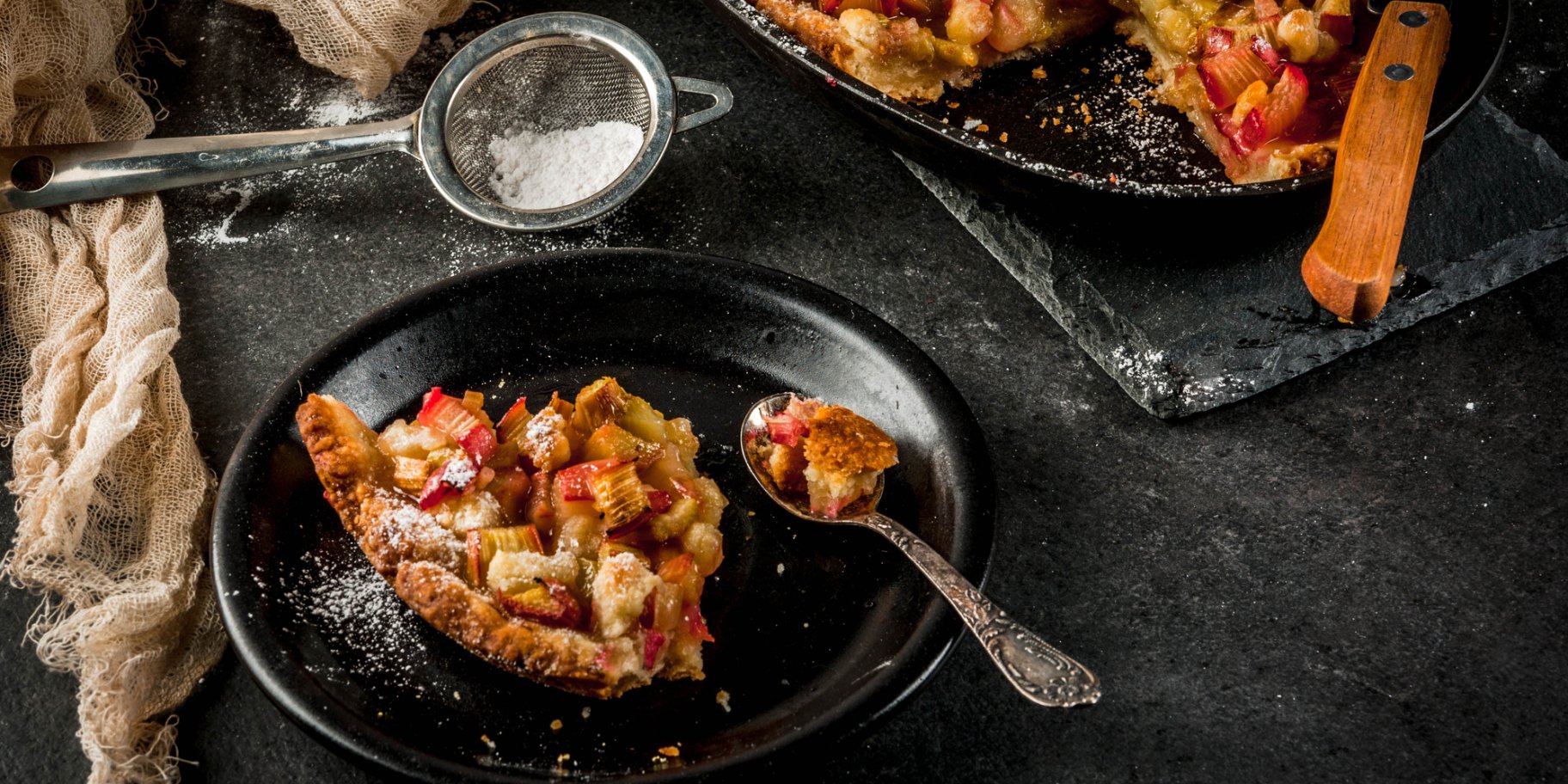 пирог с ревенем