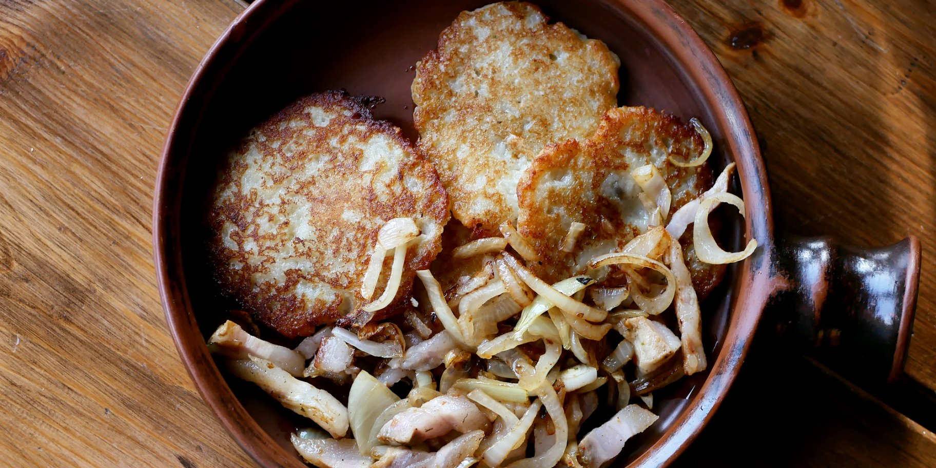 Деруни з беконом