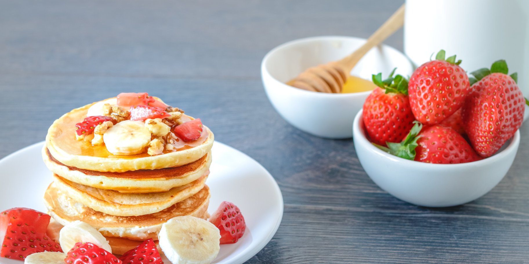 Оладьи с бананом