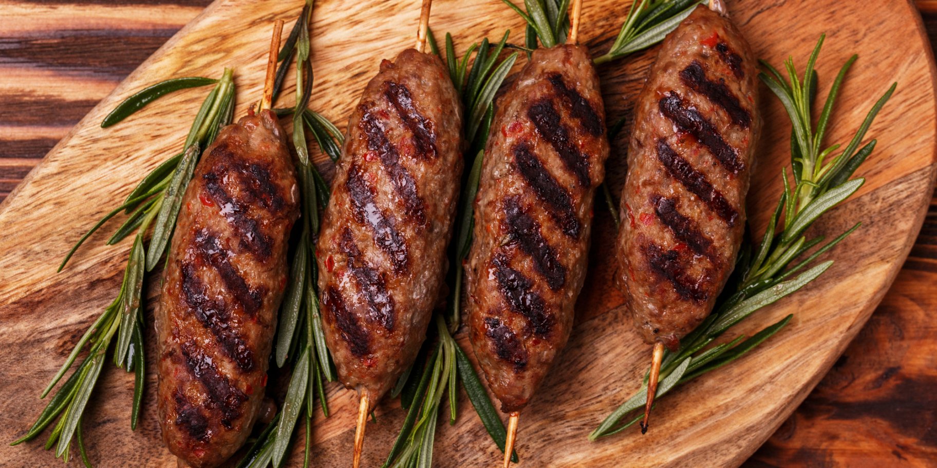 Люля-кебаб з телятини на мангалі