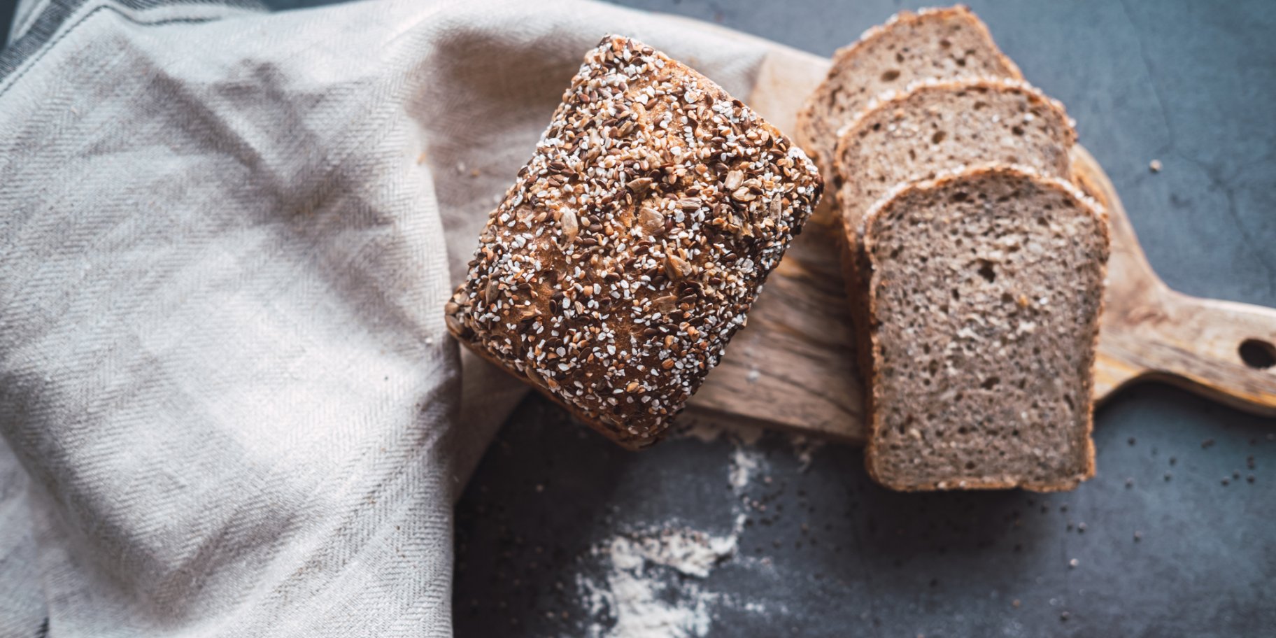 Гречневый хлеб в микроволновке