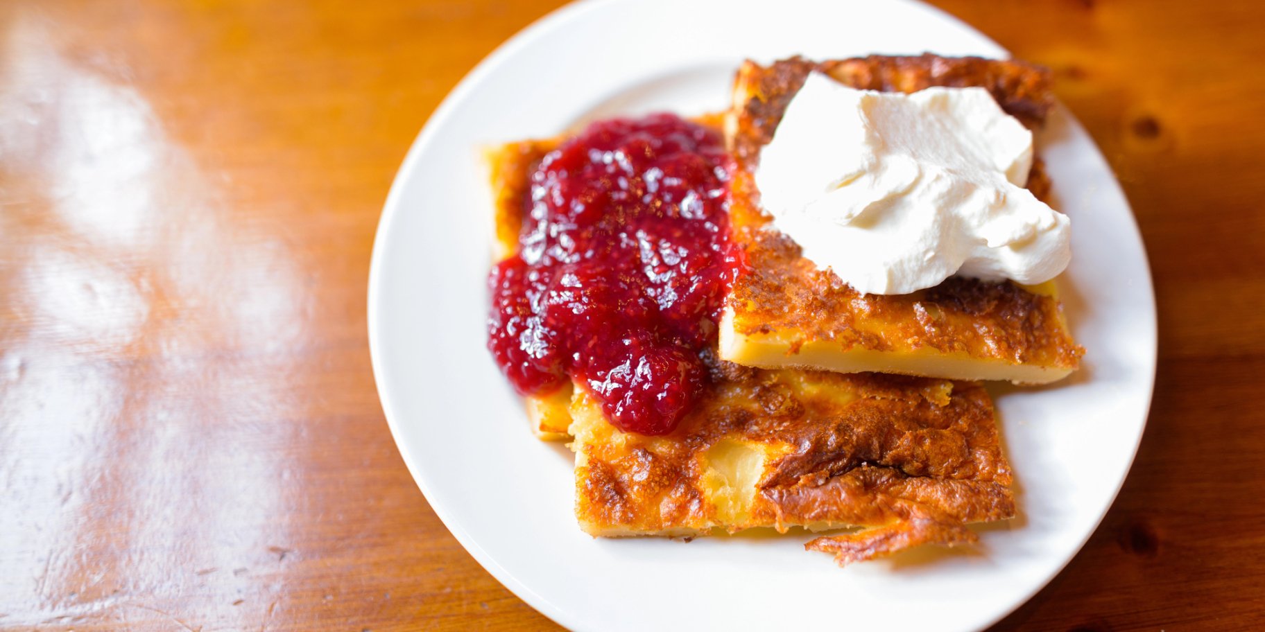 млинець із сирною начинкою