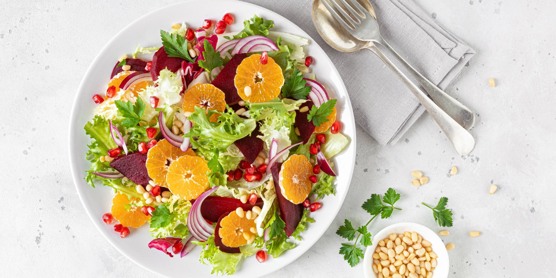 Корисний салат з буряка та апельсина