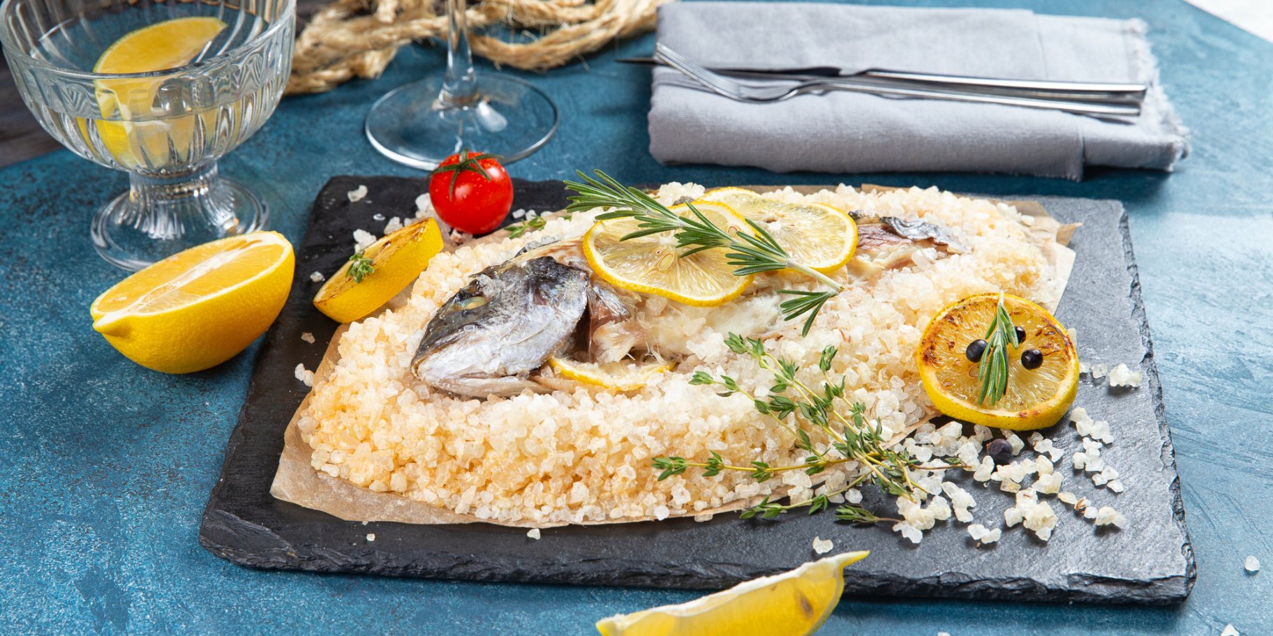 Сібас у солі