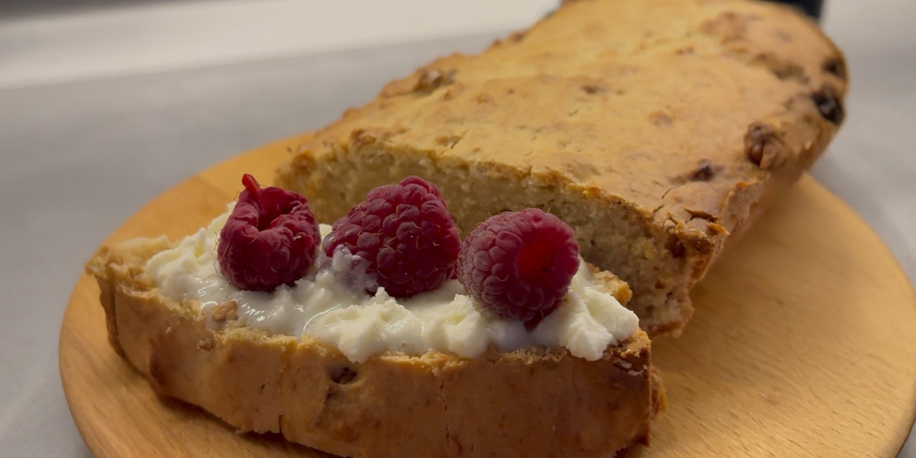 Банановий хліб з горіхами