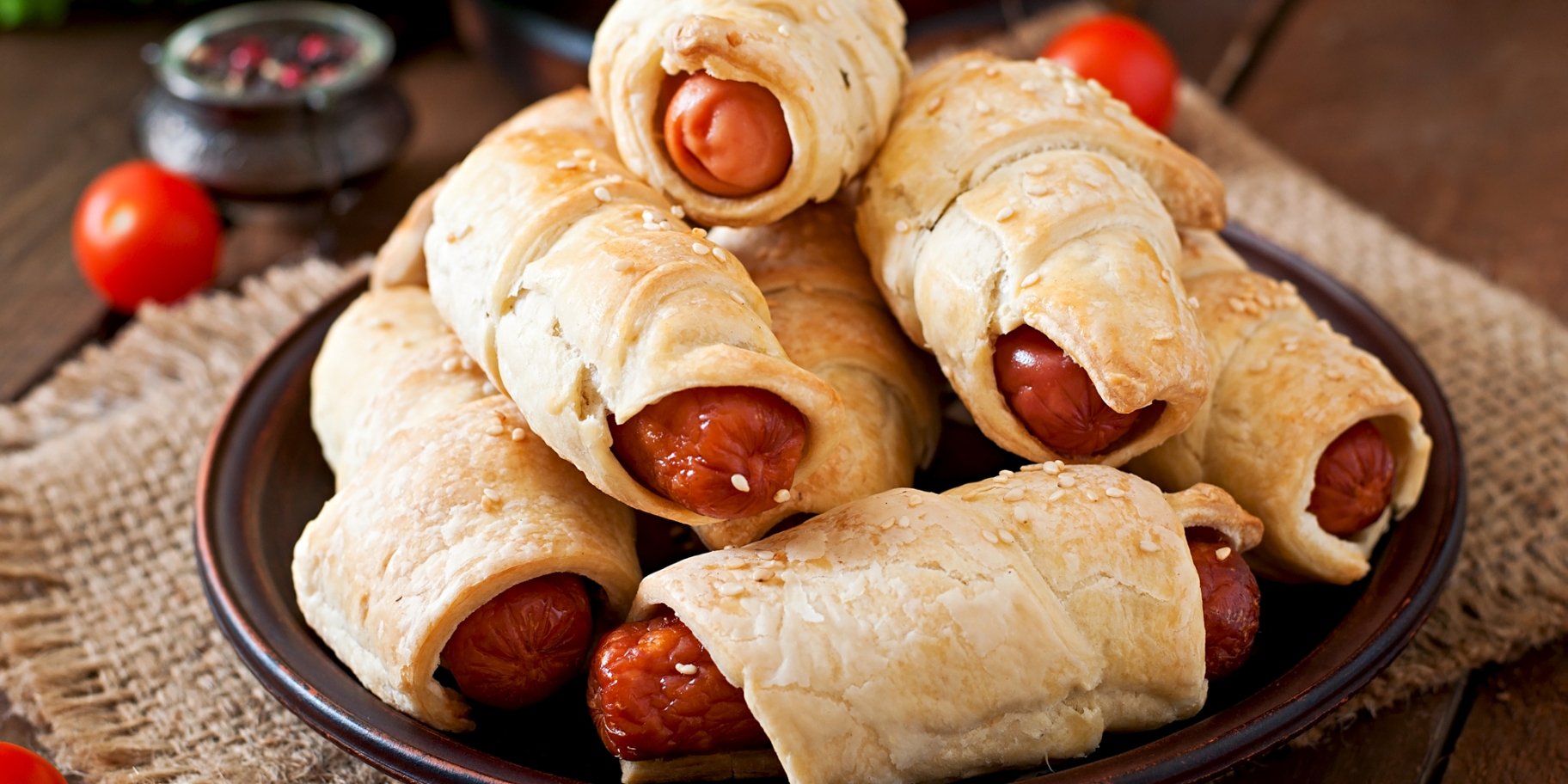 Сардельки та кабачки в лаваші