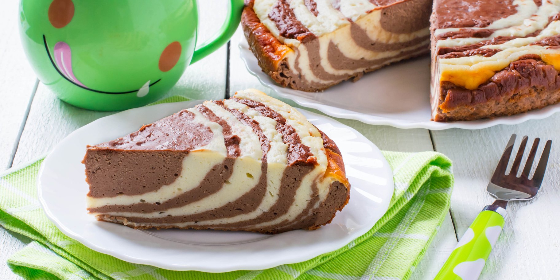 сирний торт з шоколадом