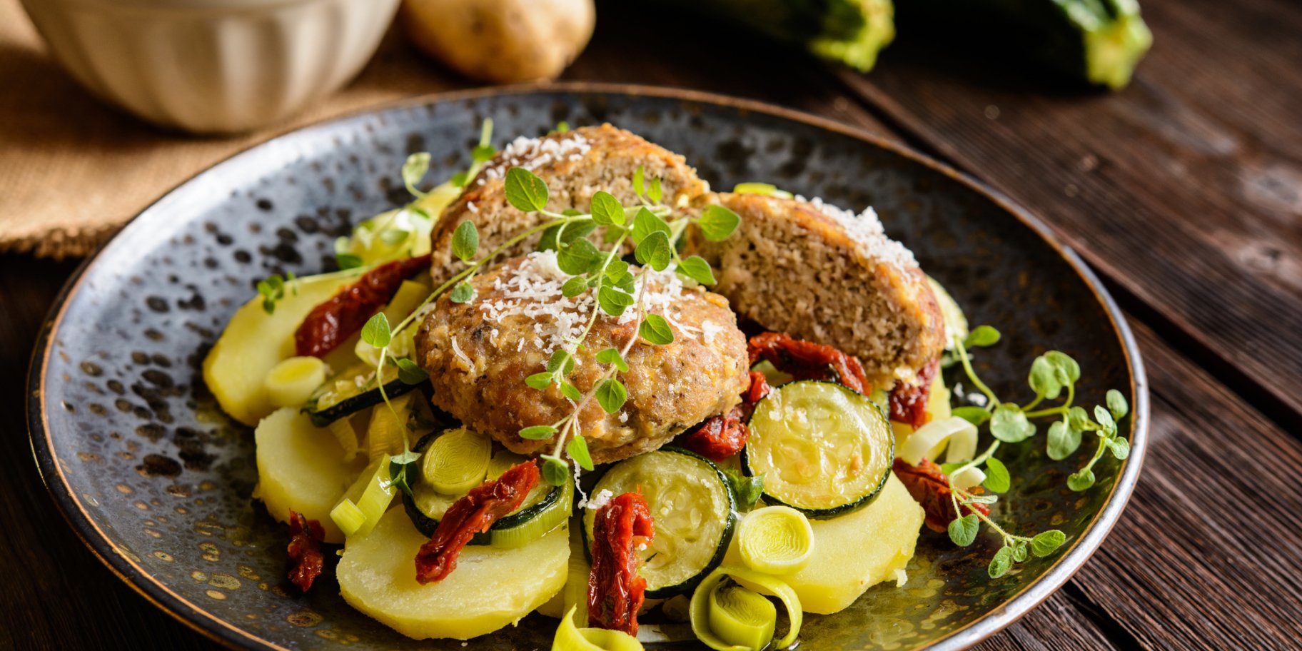 Котлети з кабачками