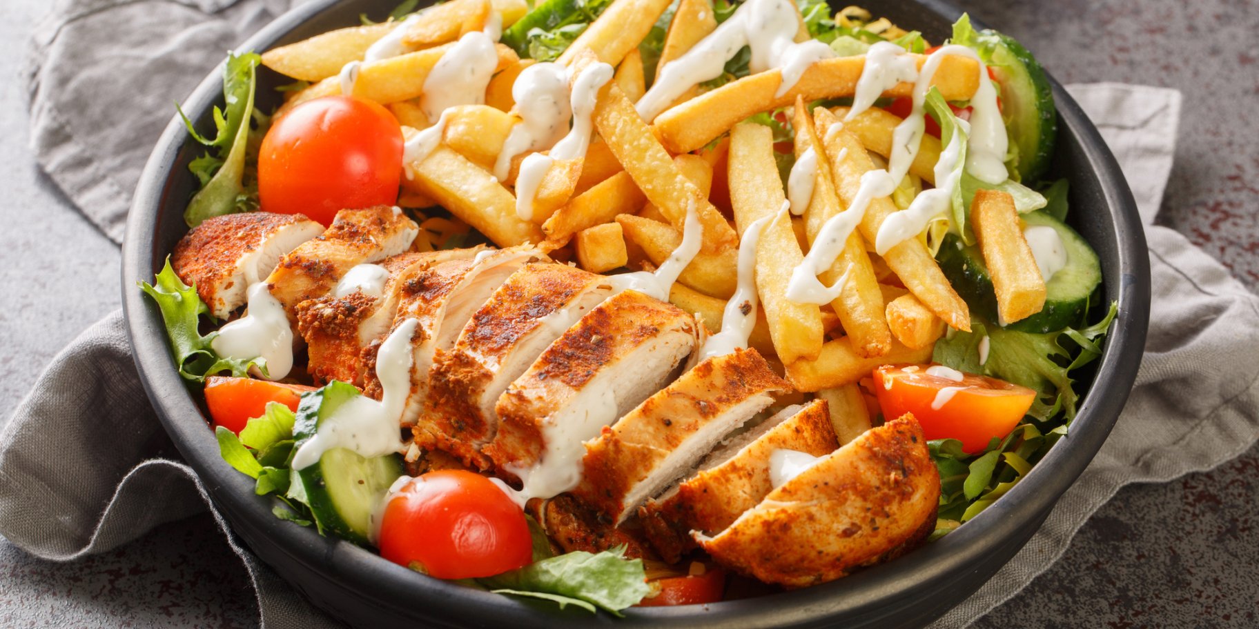 Пітсбурзький салат з картоплею-фрі