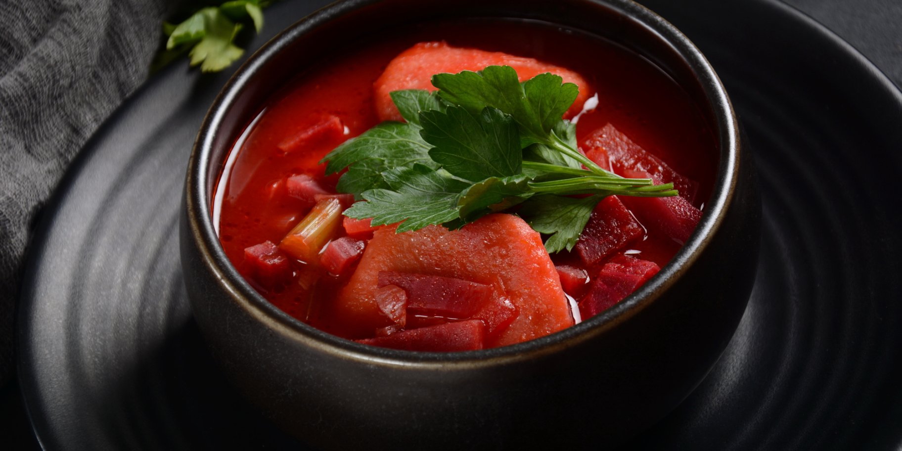 Борщ з галушками