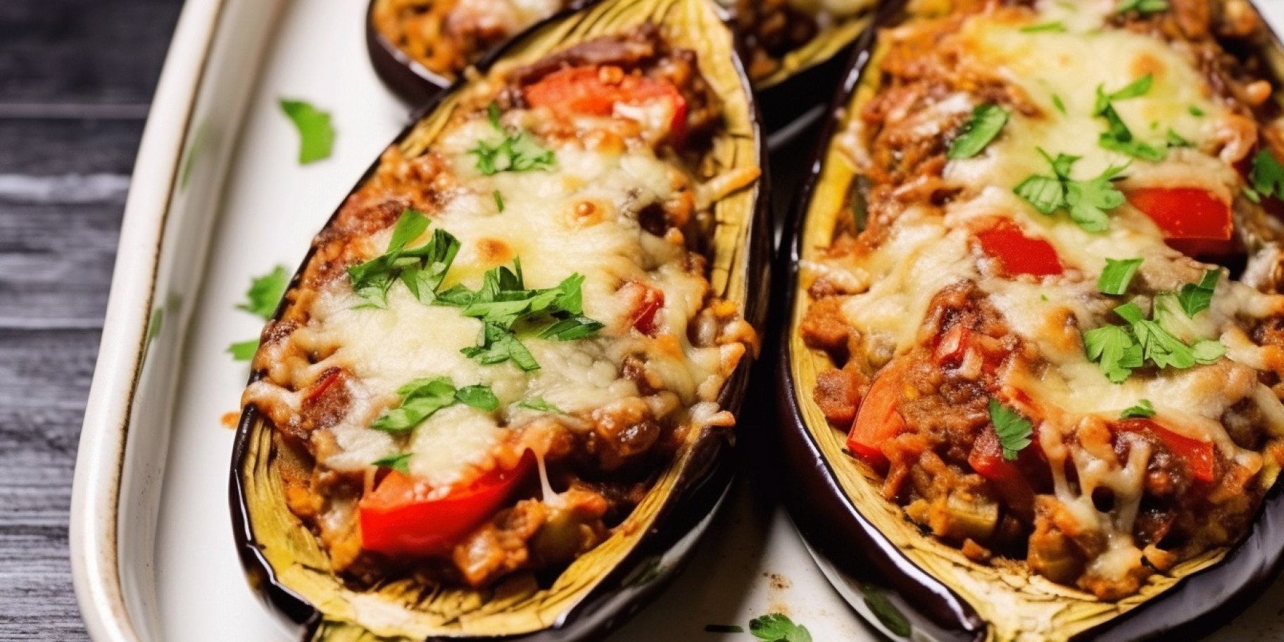 Баклажани з булгуром