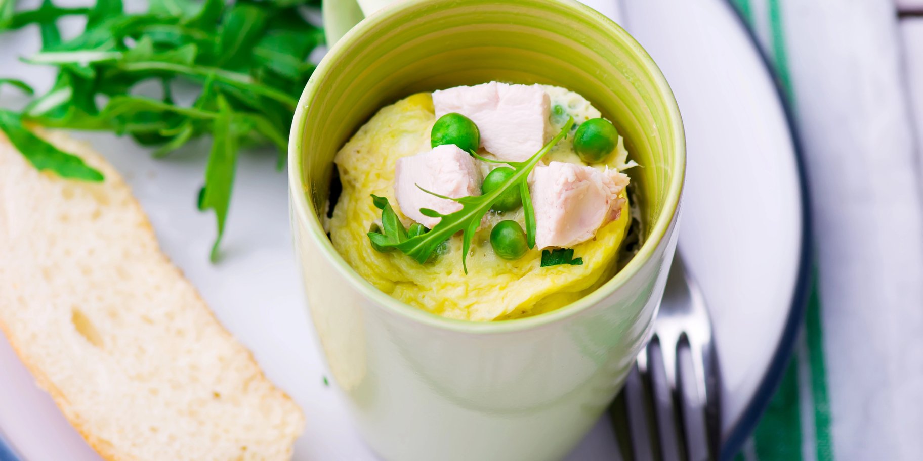 Корейський омлет з крабовими паличками