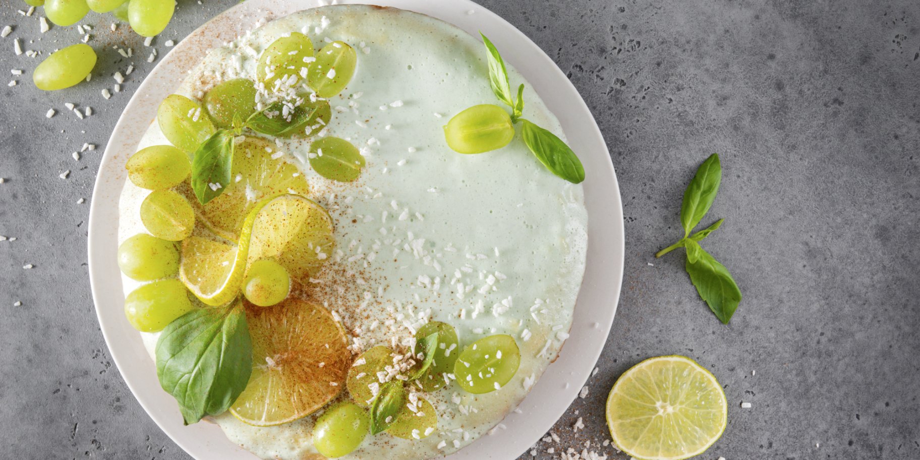 Виноградний торт з кремом