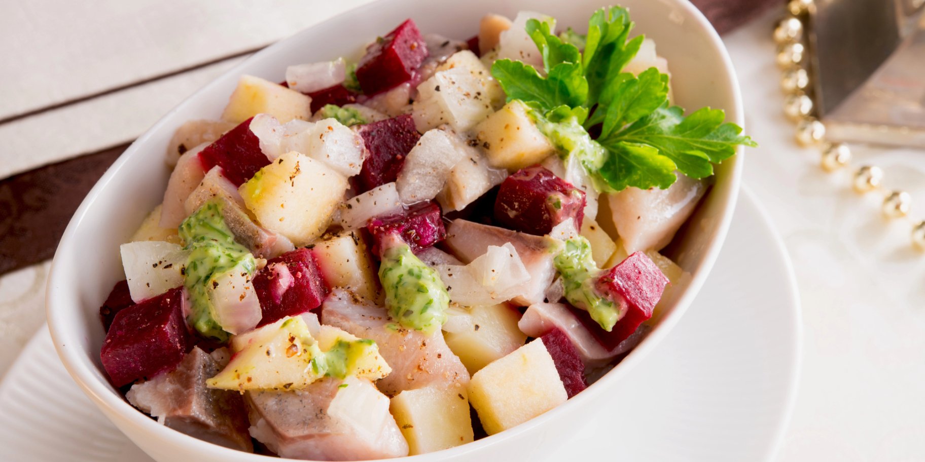 Салат з оселедцем