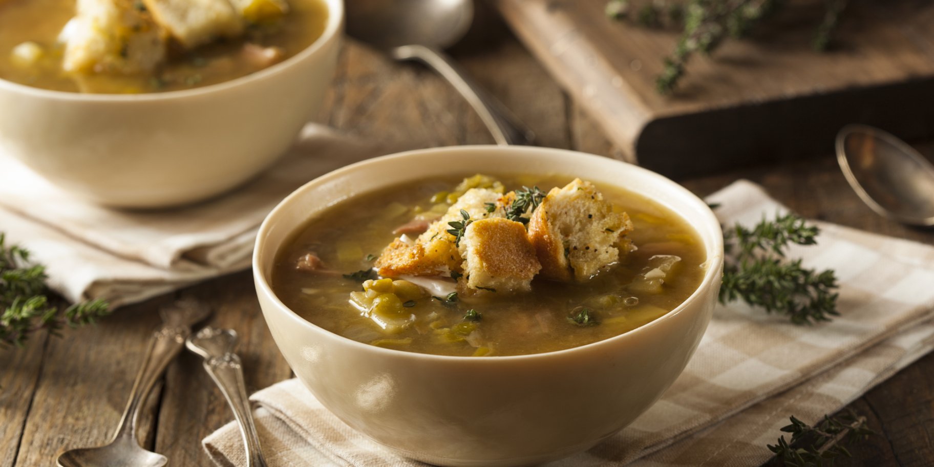 Гороховый суп с тушенкой