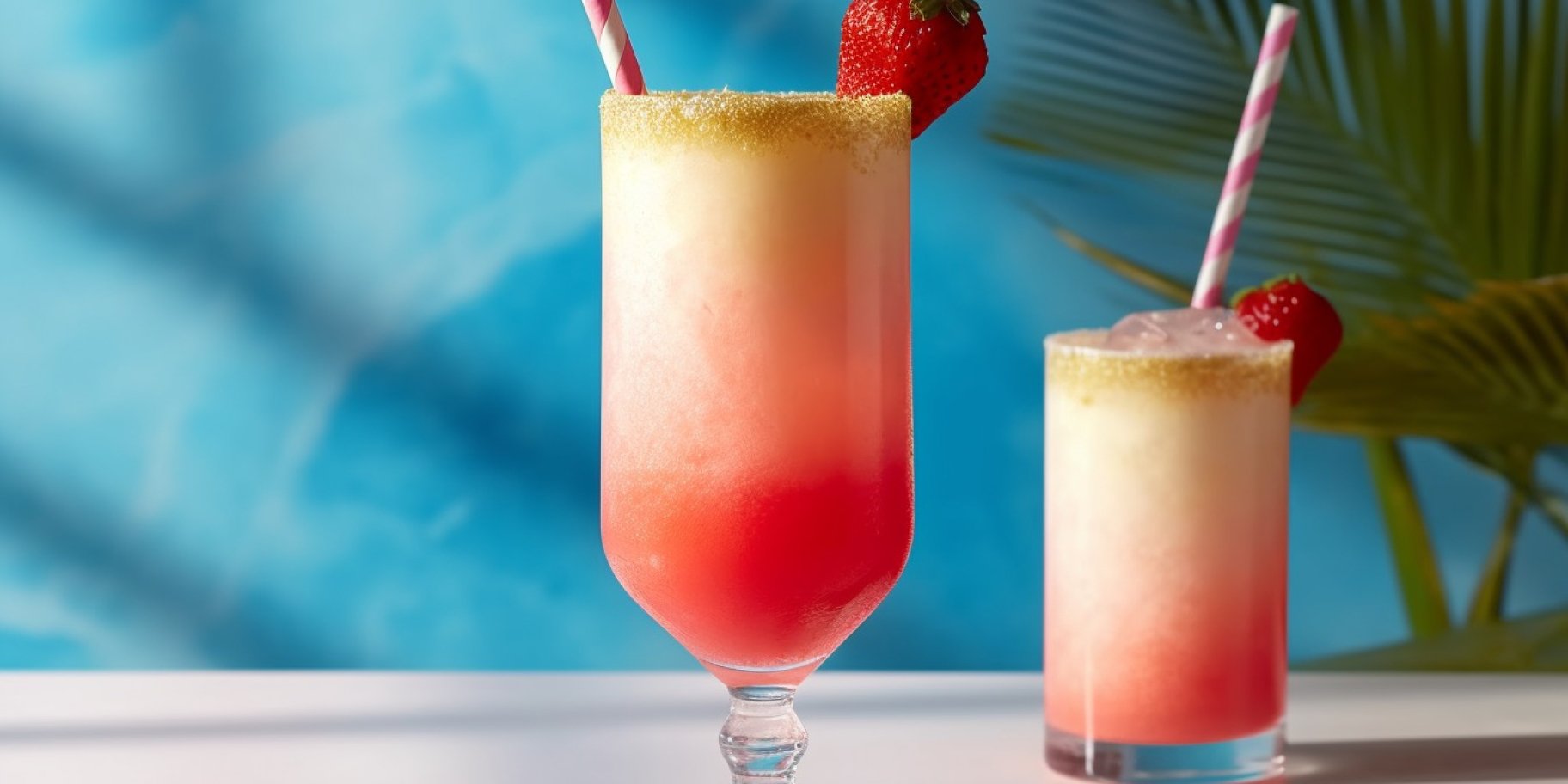 безалкогольний коктейль з полуницею