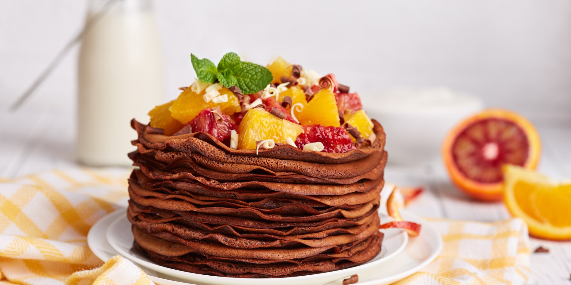 Шоколадні млинці рецепт