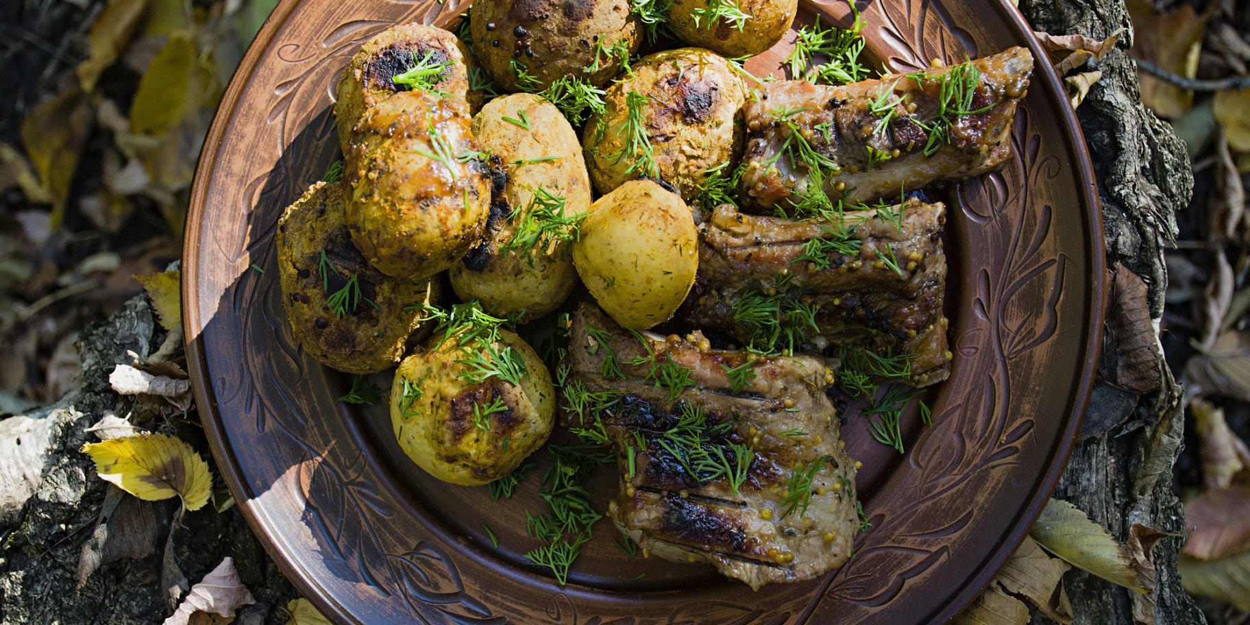 Картофель в золе