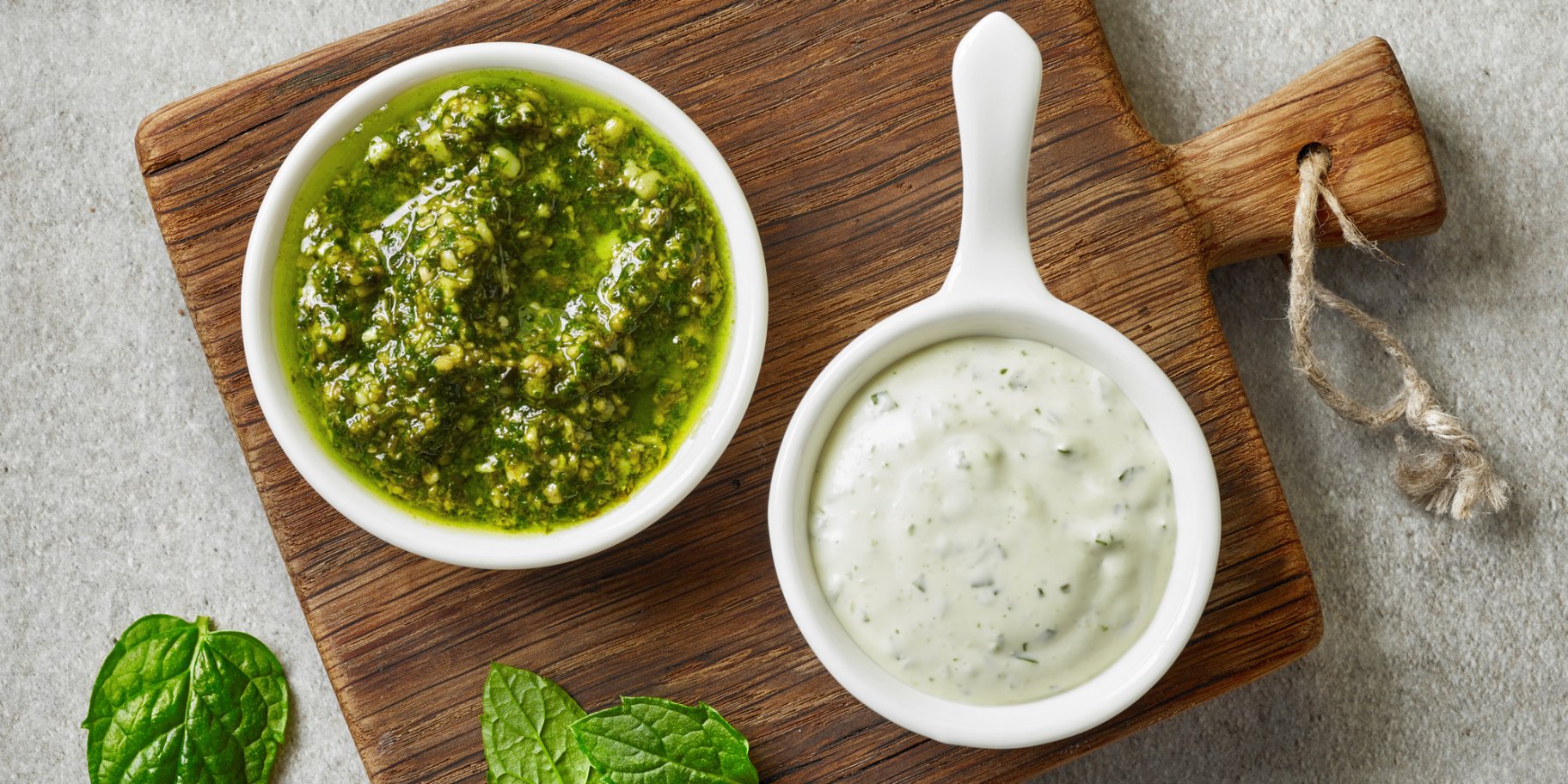 Песто з м’ятою