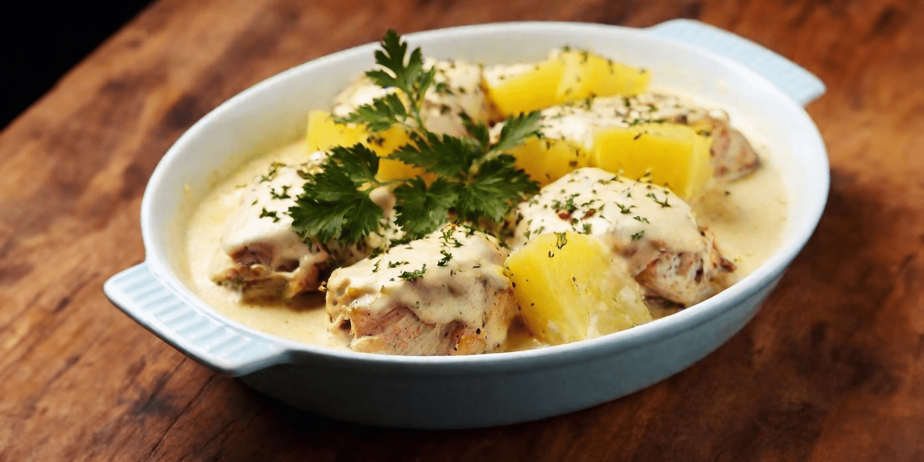 Куряче філе по-французьки з картоплею