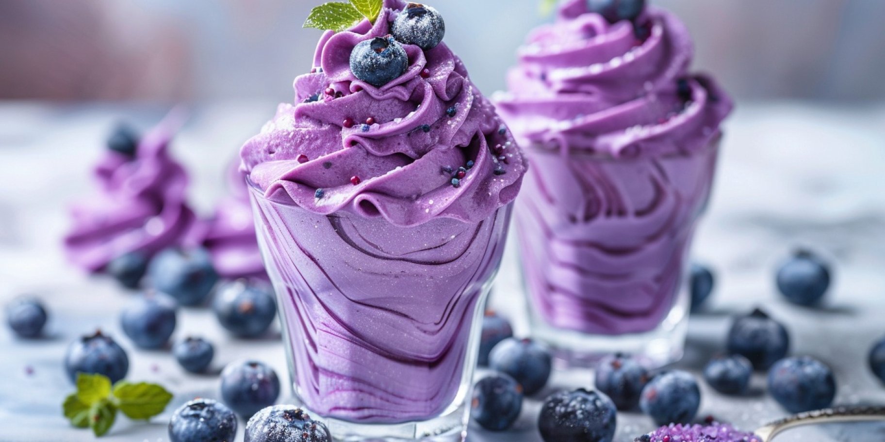 Чорничний десерт