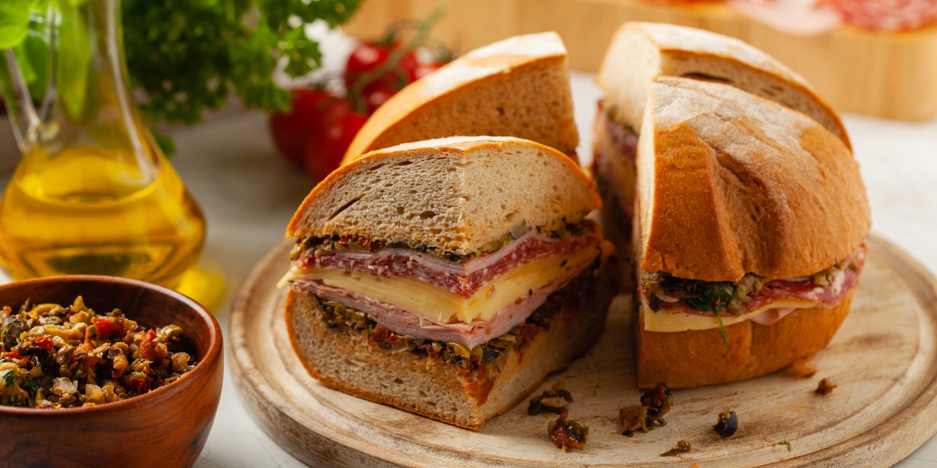 Американский сэндвич "Муфулетта"