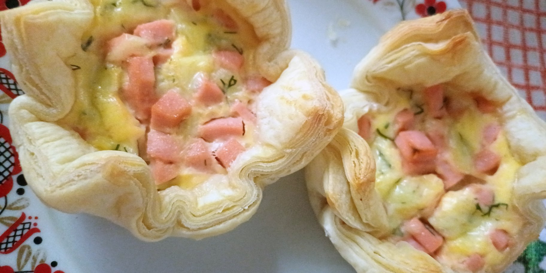 Кошики з листкового тіста