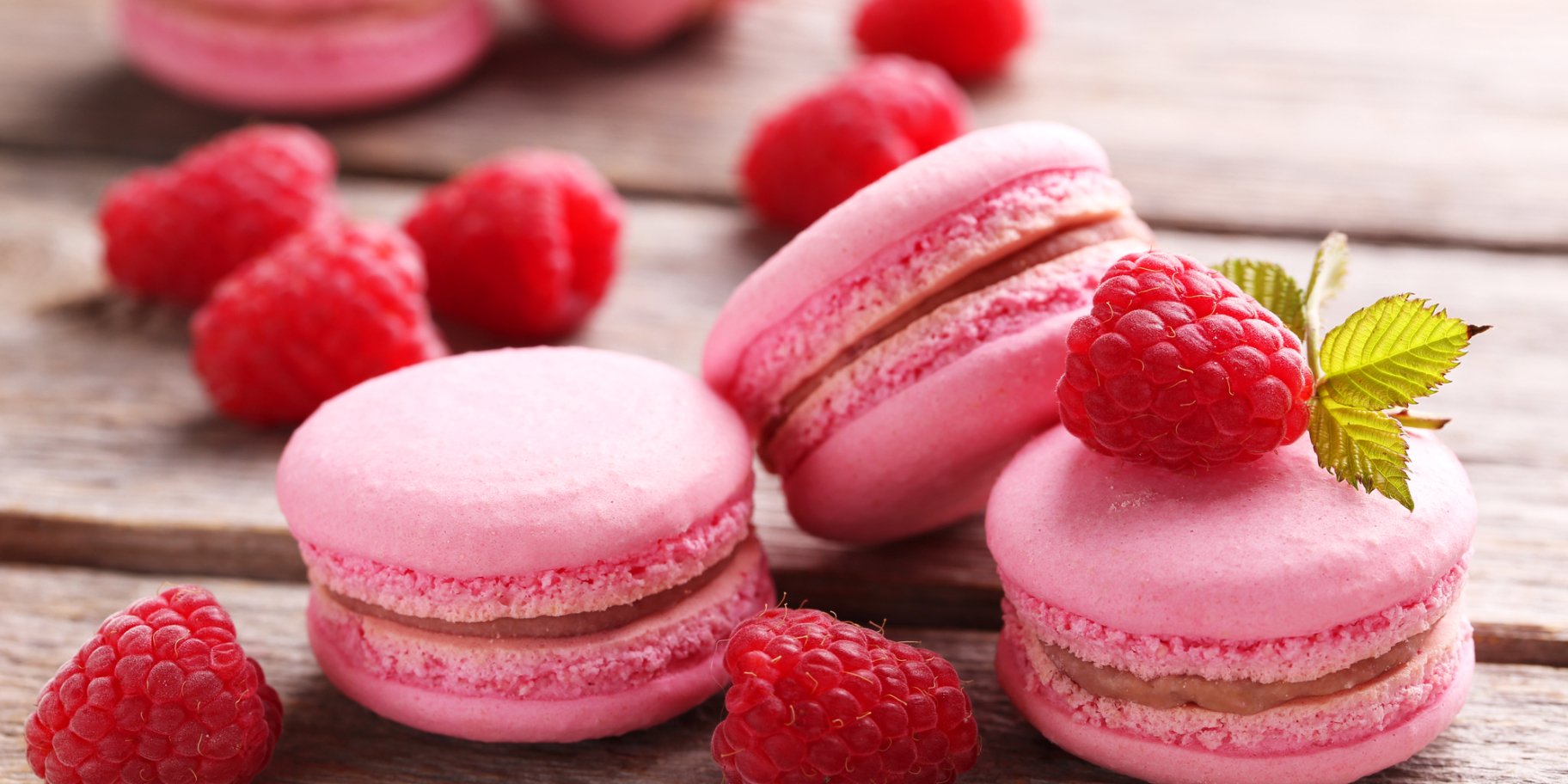 Малиновые макароны — рецепт