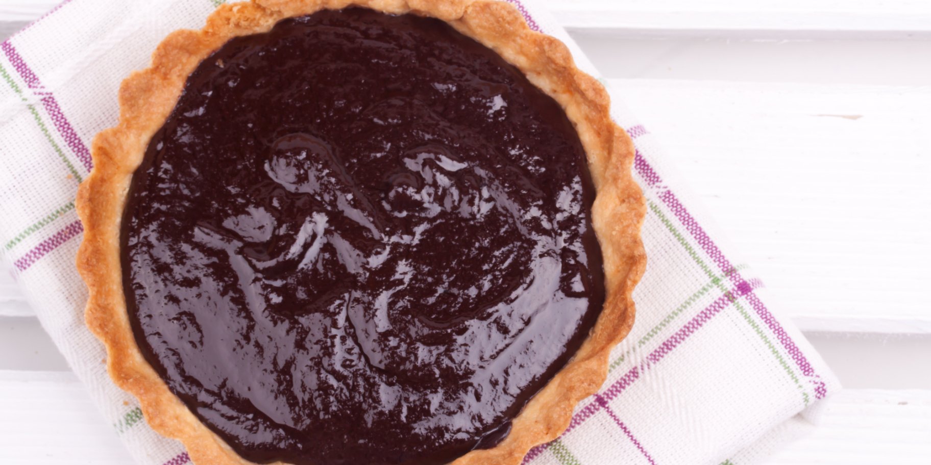 Тарт з манкою і шоколадом