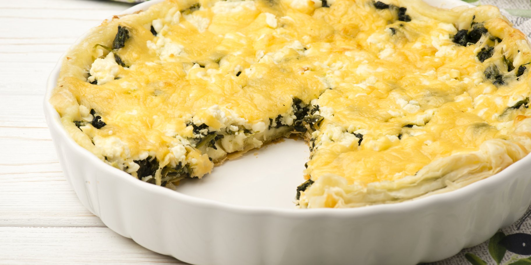Рисова запіканка зі шпинатом