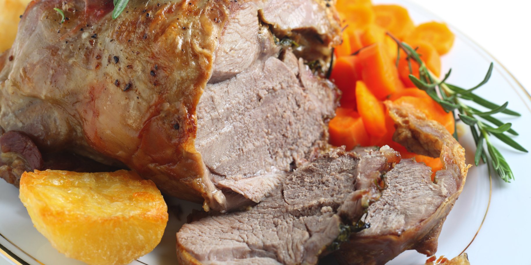 Баранина, фарширована яблуками