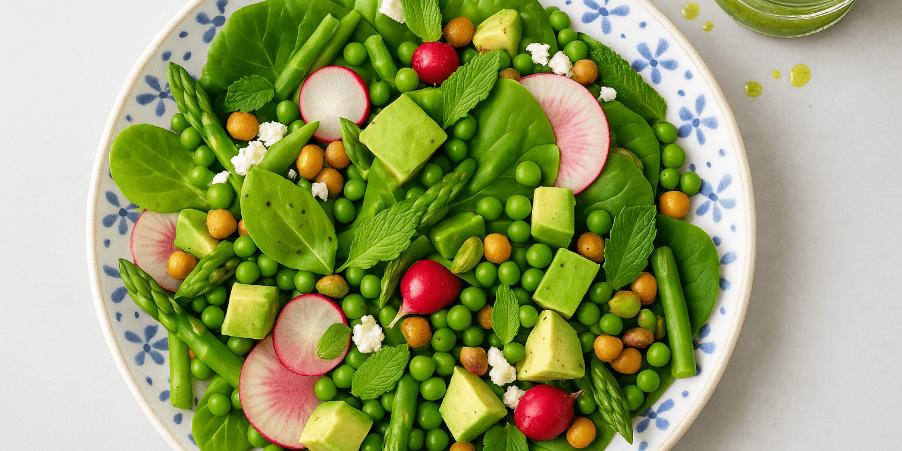 Рецепт салату з редискою, спаржею та авокадо