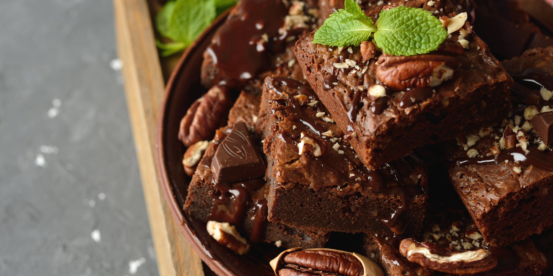 Шоколадний фадж  з горіхами пекан