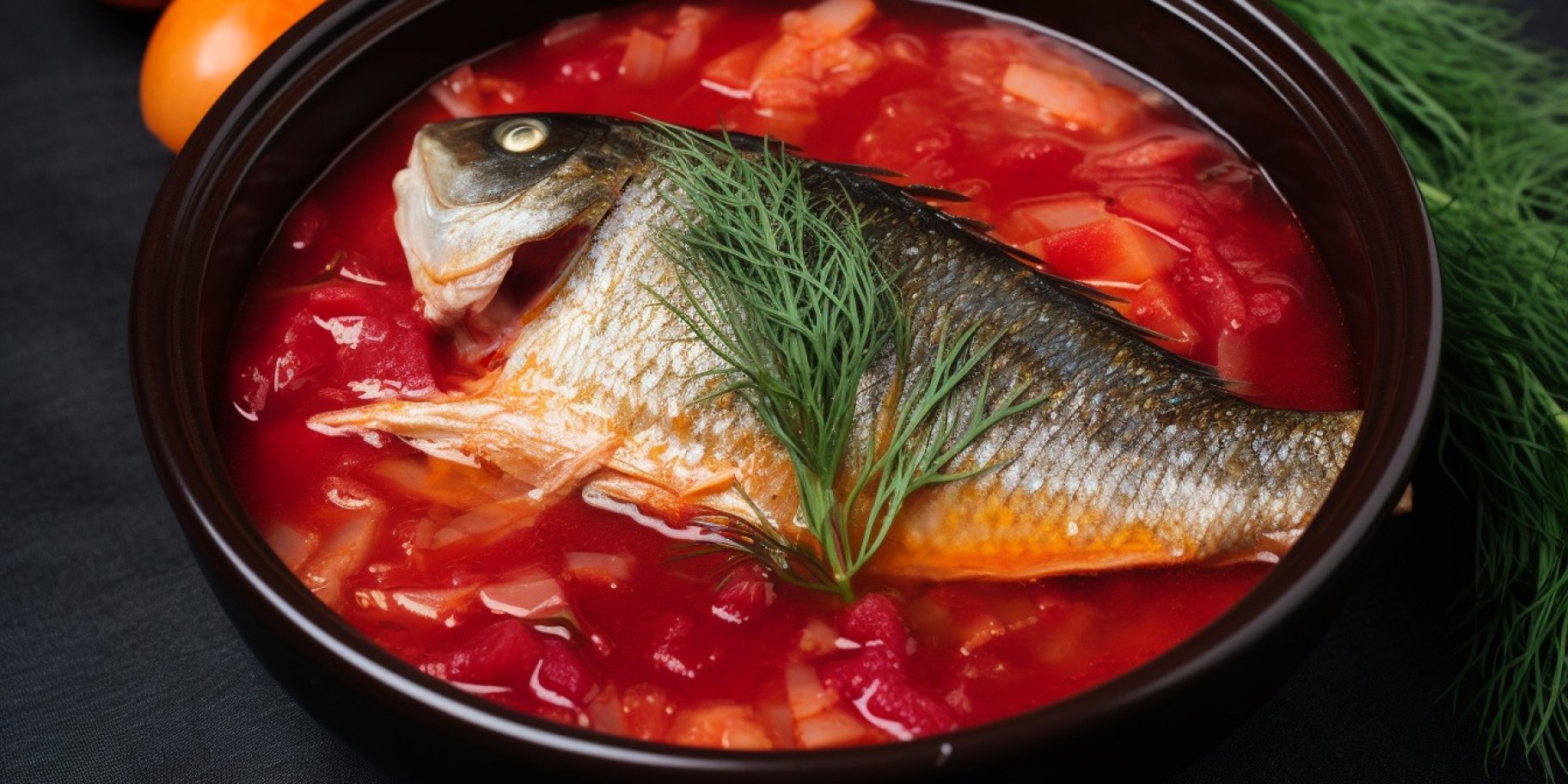 Борщ з карасями