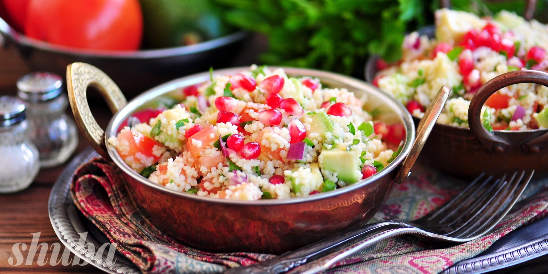 овочевий салат з кускусом