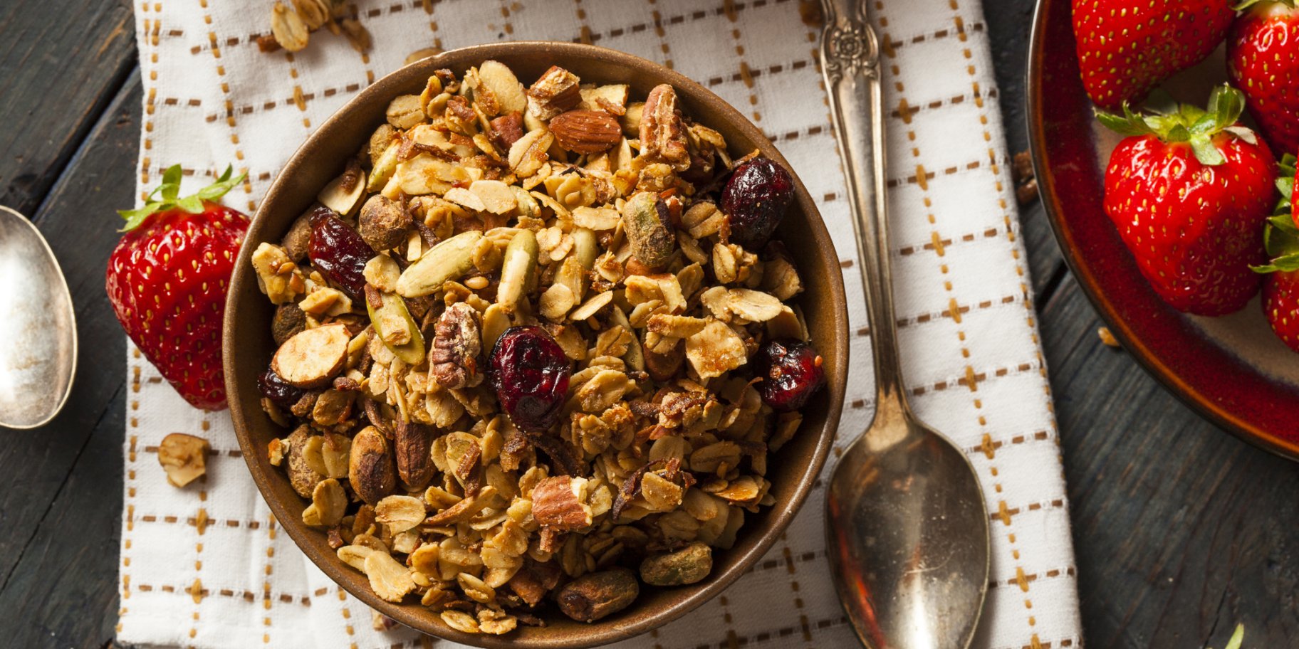 Домашня гранола з бананом