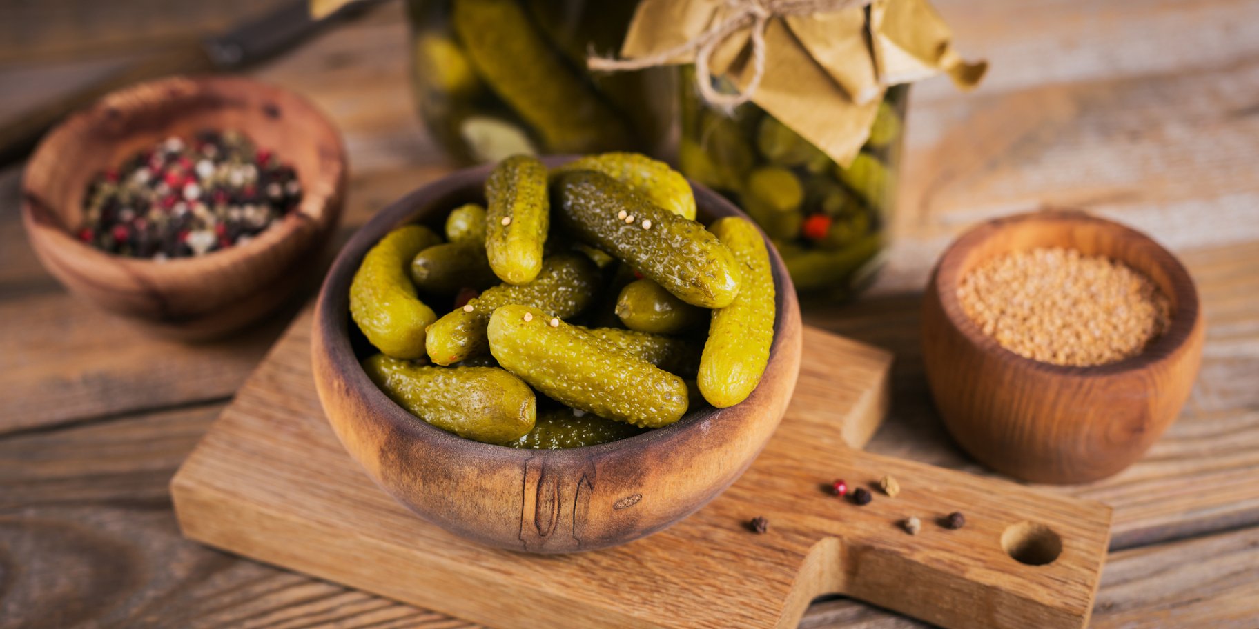 Маринованные огурцы на 1 литровую банку