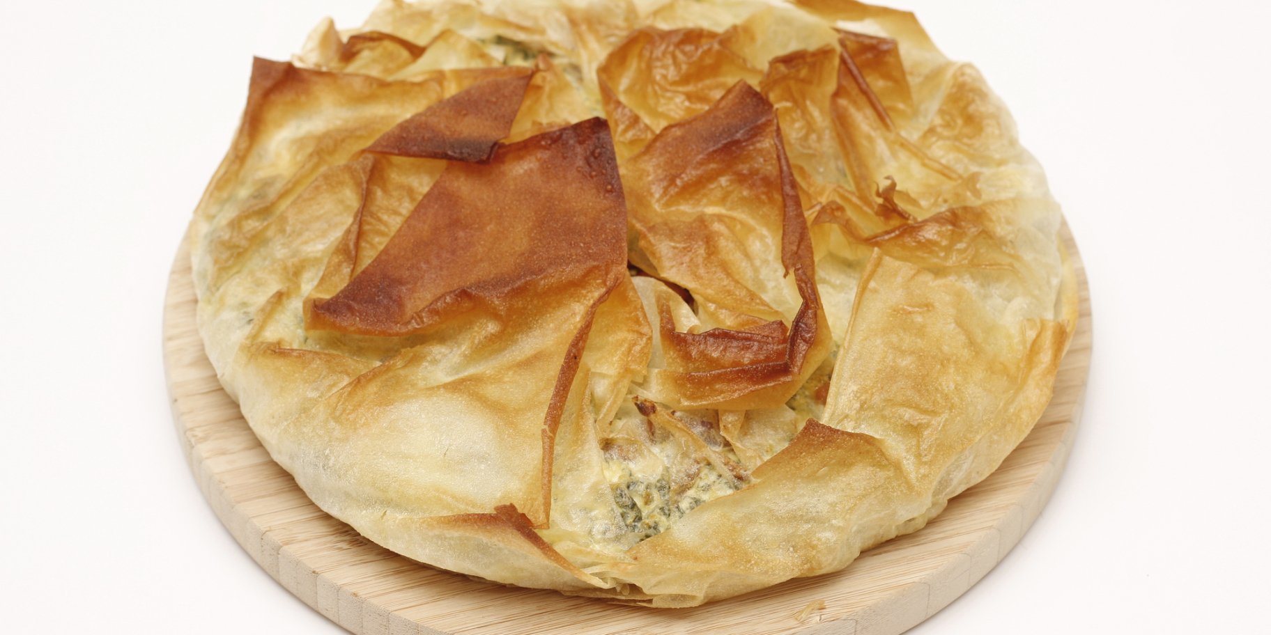 Сырная баница из теста фило